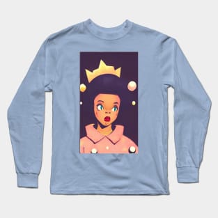 Peachy Princess Long Sleeve T-Shirt